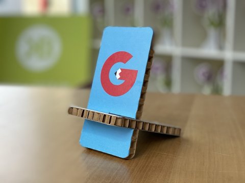 karton telefoonsteun bizzprint.nl